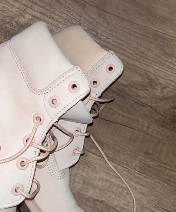 Timberland 6 inch boots - roz deschis