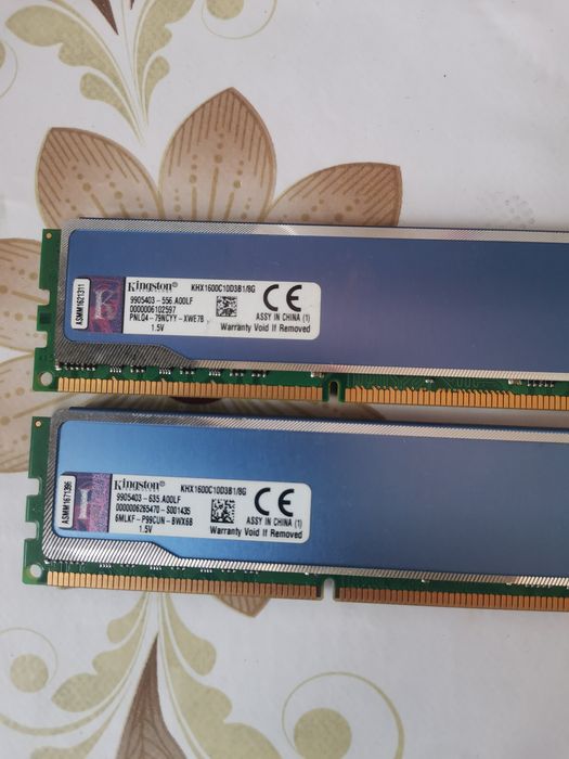 Vând Kit Memorie RAM Kingston 16GB (2x8GB) DDR3, 1600MHz