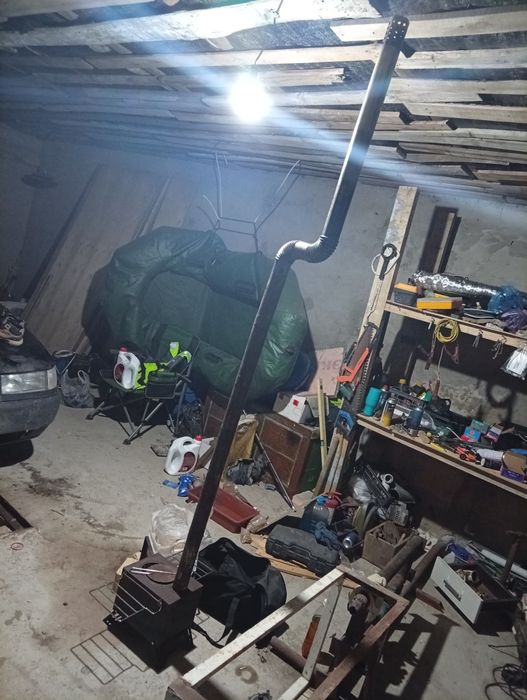 Печка с брикетом