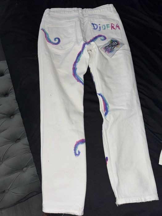 Бели дънки Djofra