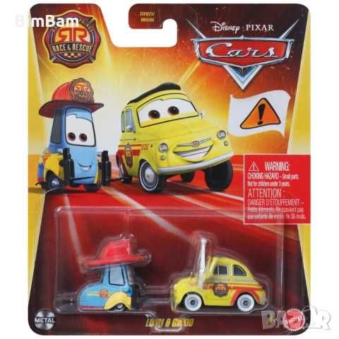 Оригинален комплект колички Luigi & Guido Race & Rescue Pixar Cars