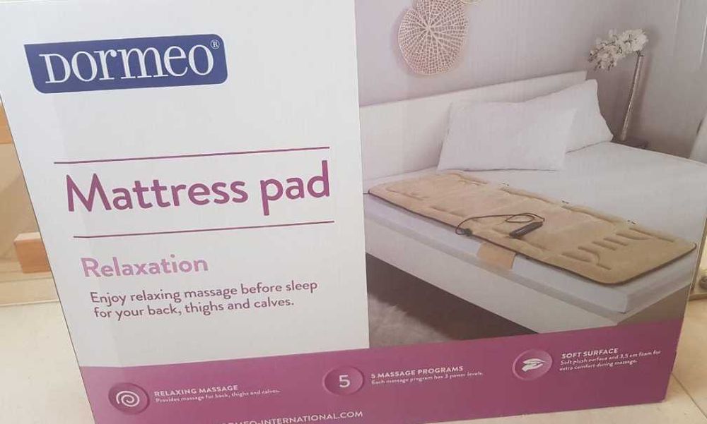 Dormeo масажираща лежанка Релакс с 5 програми и 6 зони за масаж