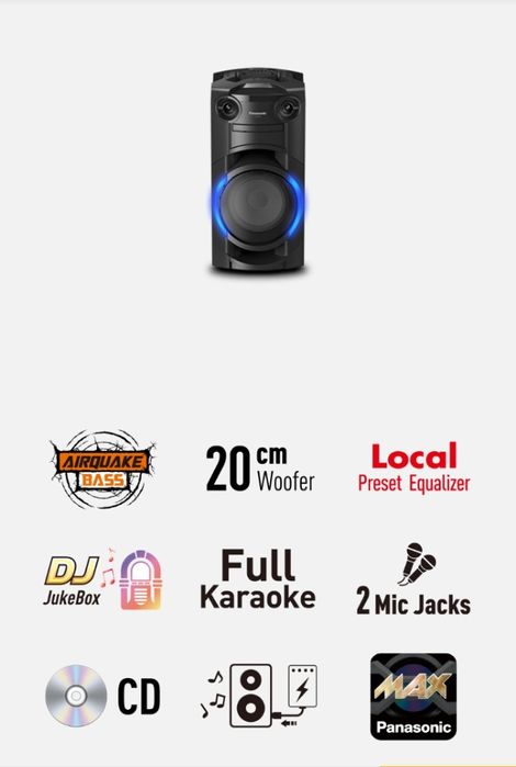 Колонка Panasonic SC-MAX10 б.у (в идеальном состоянии) без дефектов