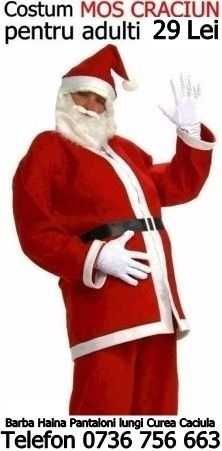 Sac mare cadouri Mos Craciun 9 Lei,vindem si costum Mos Craciun 29 Lei