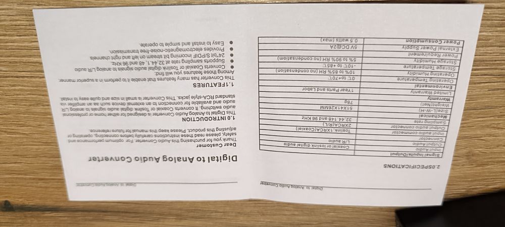 Аудио конвертор, Цифров към аналогов
