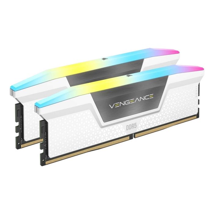 Memorie Corsair Vengeance RGB White 32GB DDR5 6000MHz CL36 Dual Channel Kit