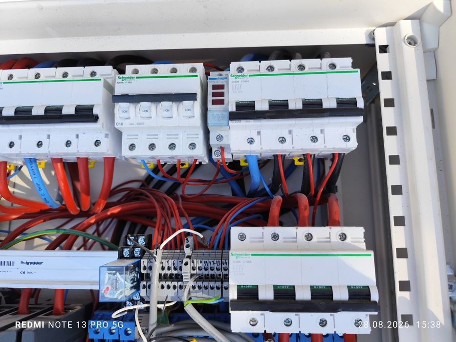 Tablou Electric Trifazat (380V) - Echipare Schneider Electric (Siguranțe 100A, Contactor LC1D115)
