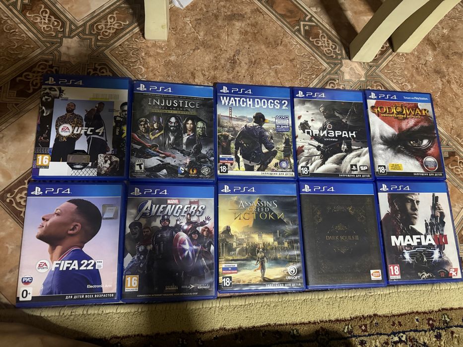 Игровые диски пс 4