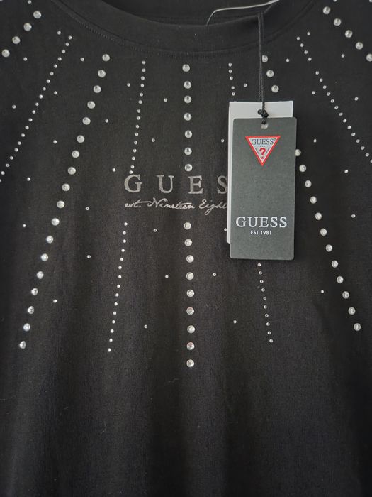 Дамско боди с камъни Guess