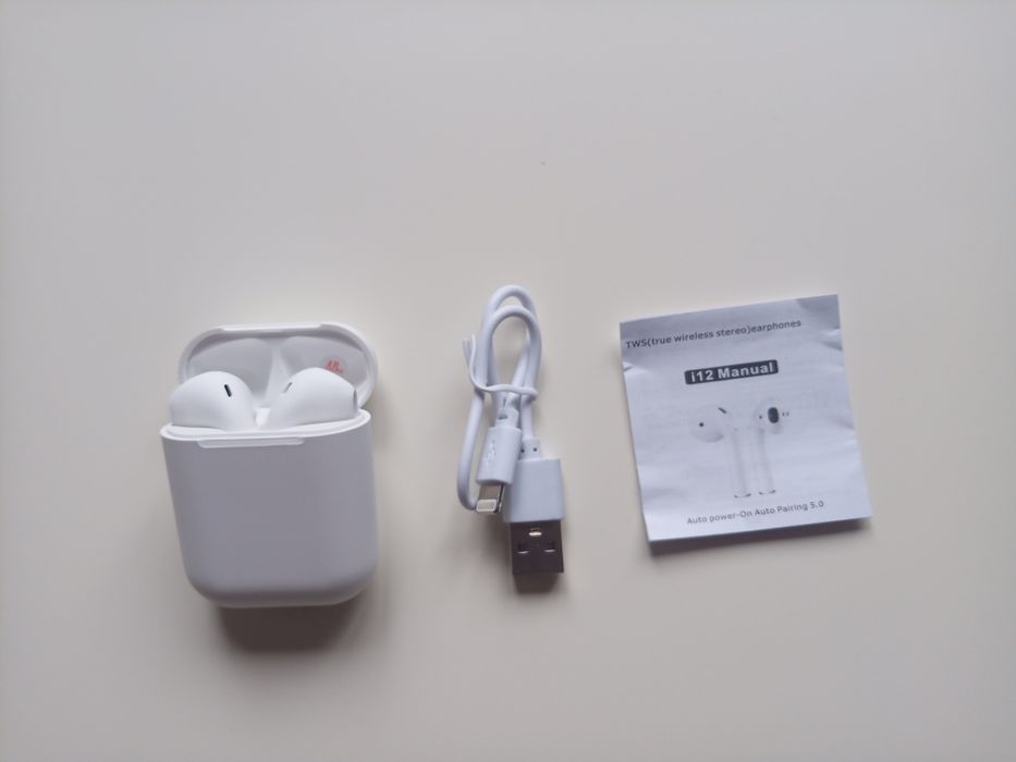 Нови слушалки I12 TWS Macaron- Безжичен Bluetooth 5.0 Matte Sport