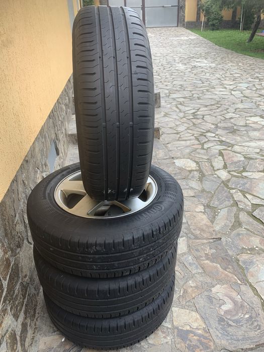 Jante al. cu gume de vară 195/65/15” Continental