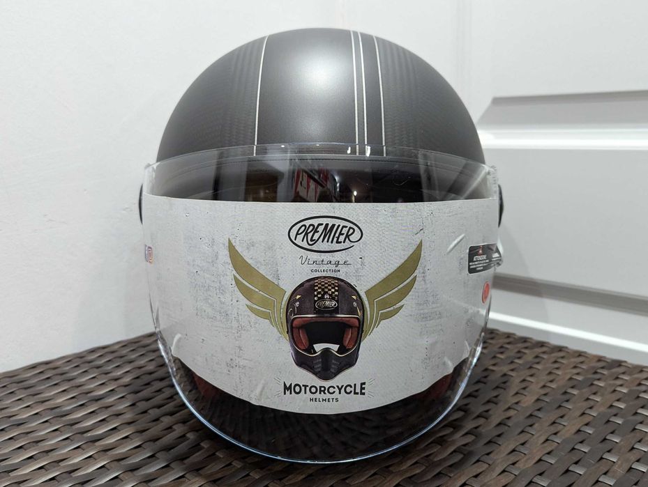 Casca moto Premier Vangarde Star Carbon, marime L - ochelari de soare