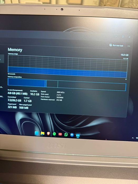 Laptop Gaming MSI + Cooler Inclus