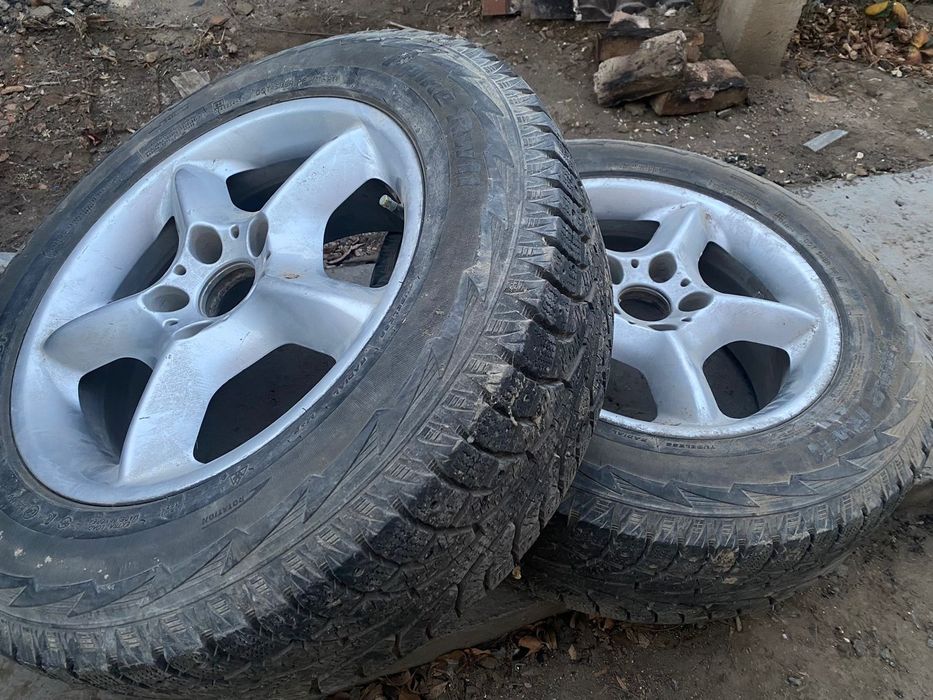 Титановые диски комплект с зимними покрышками