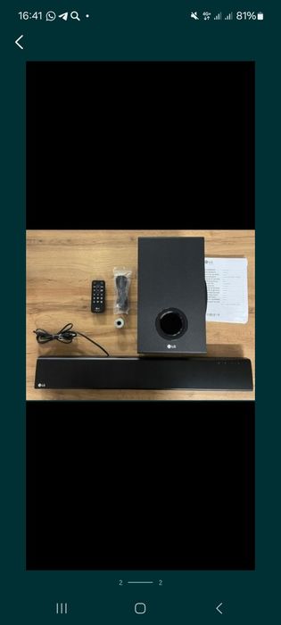 Продам саундбар колонку LG