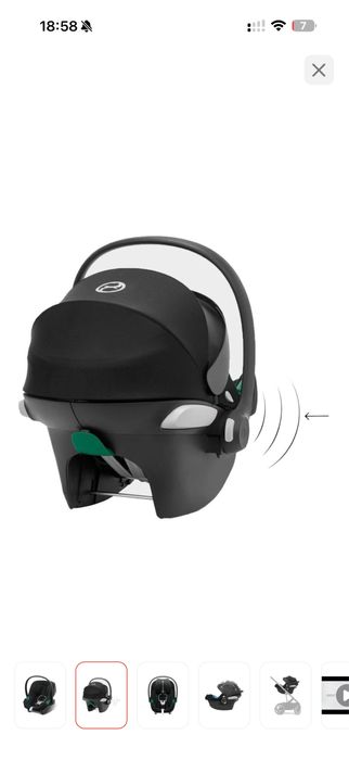 Автолюлька с адаптером