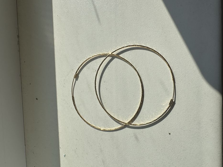 Cercei de aur 18 k