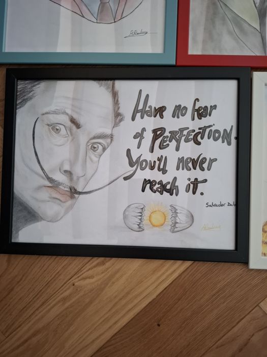 Tablouri acrilic sau in creioane colorate