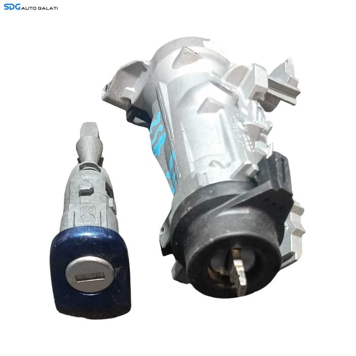 Set Contact cu Lama si Butuc Portiera Stanga Fata Volkswagen Golf 5 2004 - 2008 Cod 1K0905851B [M9646]