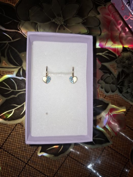 Vand cercei de aur 14K model deosebit