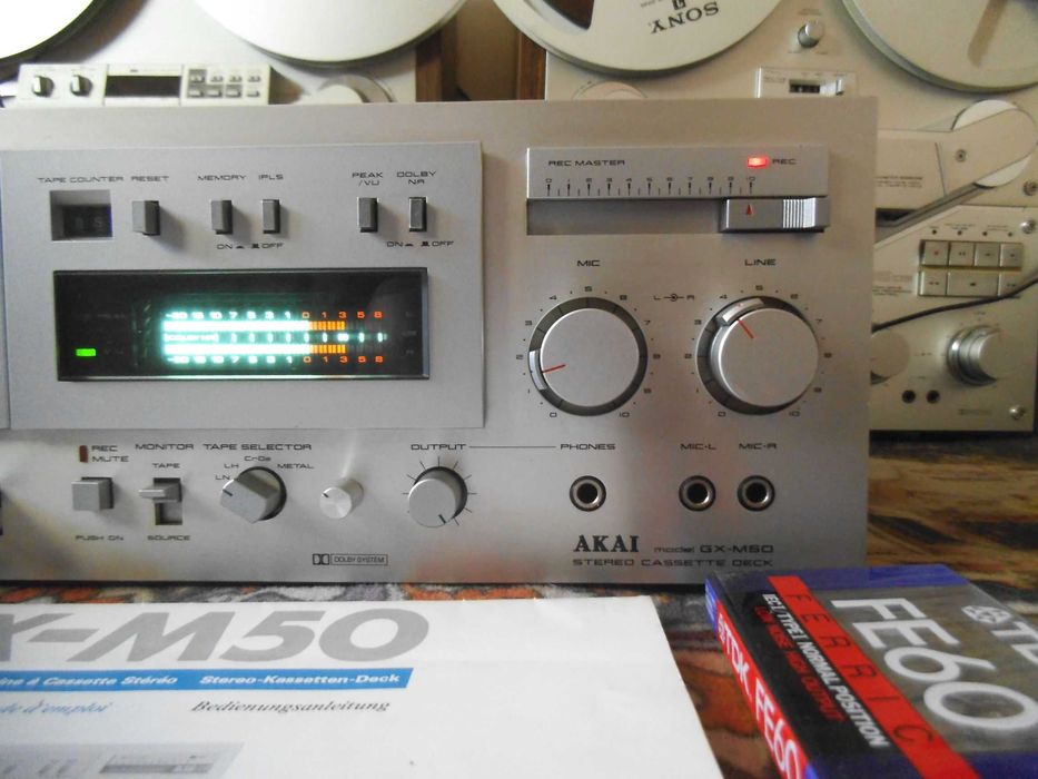 Akai gx-m50  Super GX 3-Head Cassette Deck