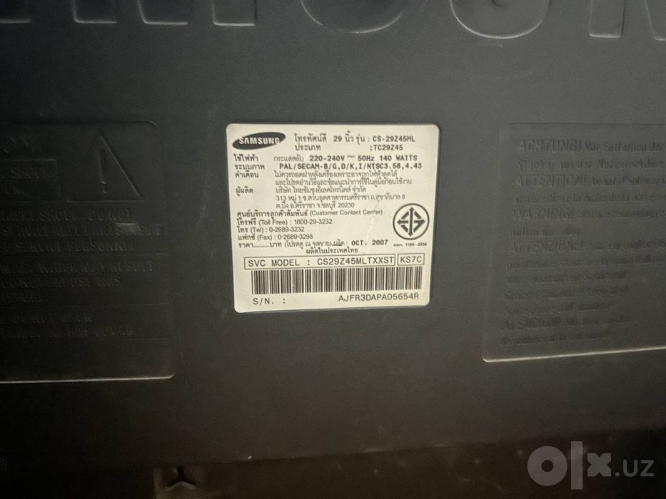 samsung tilizor juda zur