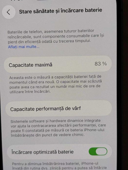Vand Iphone 13 512GB albastru, sanatate baterie 83%