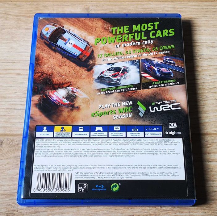 PS4 WRC 7 World Rally Championship 7 PlayStation 4