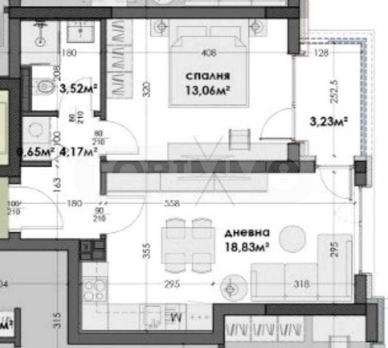 Продава се Двустаен апартамент в Варна, Левски - 63 кв.м за 963 €/кв.м - Снимка #3