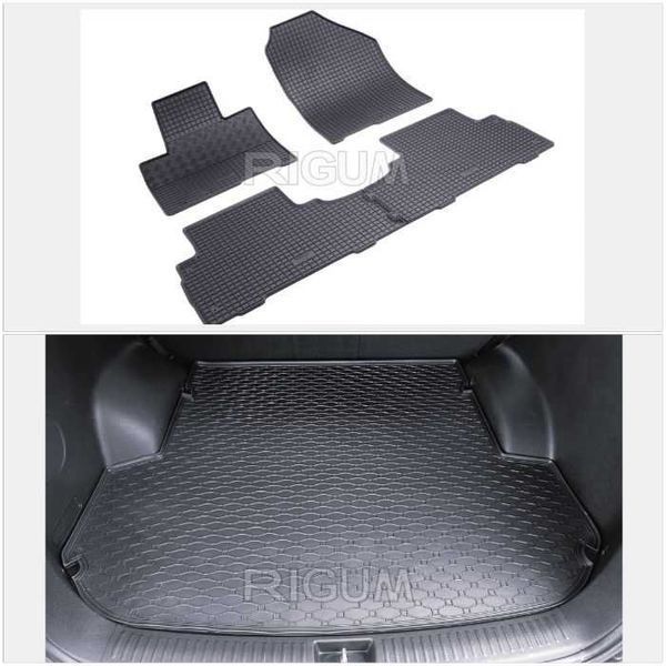 Гумени стелки и багажник KIA SORENTO III Киа Соренто от 2015 до 2020г