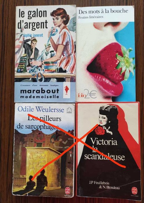 Стари книги на френски и английски език
