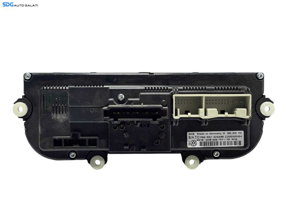 Panou Modul Unitate Comanda AC Aer Conditionat Clima Climatic Volkswagen Scirocco 2008 - 2014 Cod 7N0907426AM 5HB009751 [L2880]