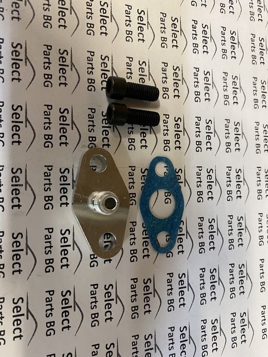 Алуминиев фланец турбо захранване масло T3 T4 GT40 AN4