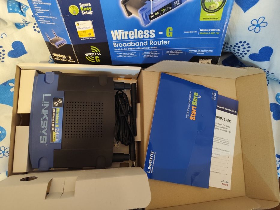 Router Broadband Wireless-G Linksys WRT54GL