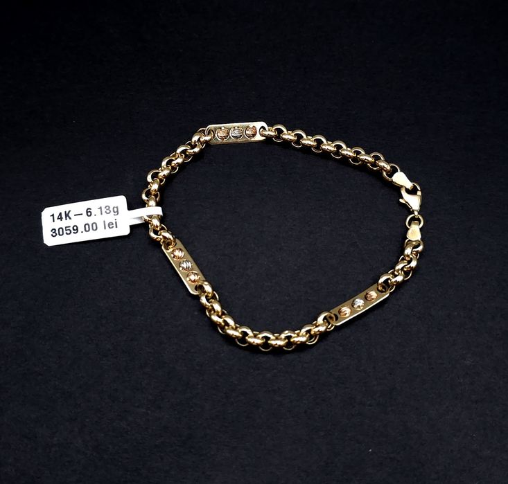 Bijuteria Royal bratara din aur 14k 6.13 gr