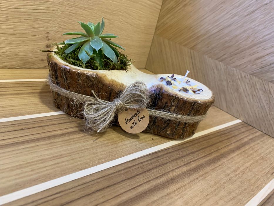 Ръчно изработен соеви свещи