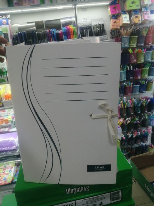 Papka enli karobkali Arxivniy..Папка для бумаг широкий архивний дело п