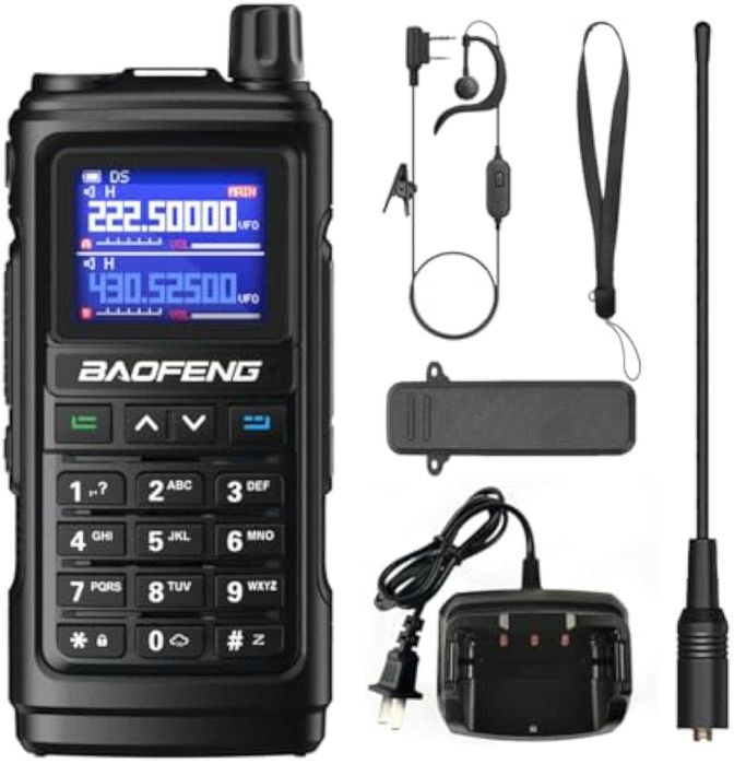 Нови модел baofeng 17m Двубандова радиостанция 5w，usb Зареждане