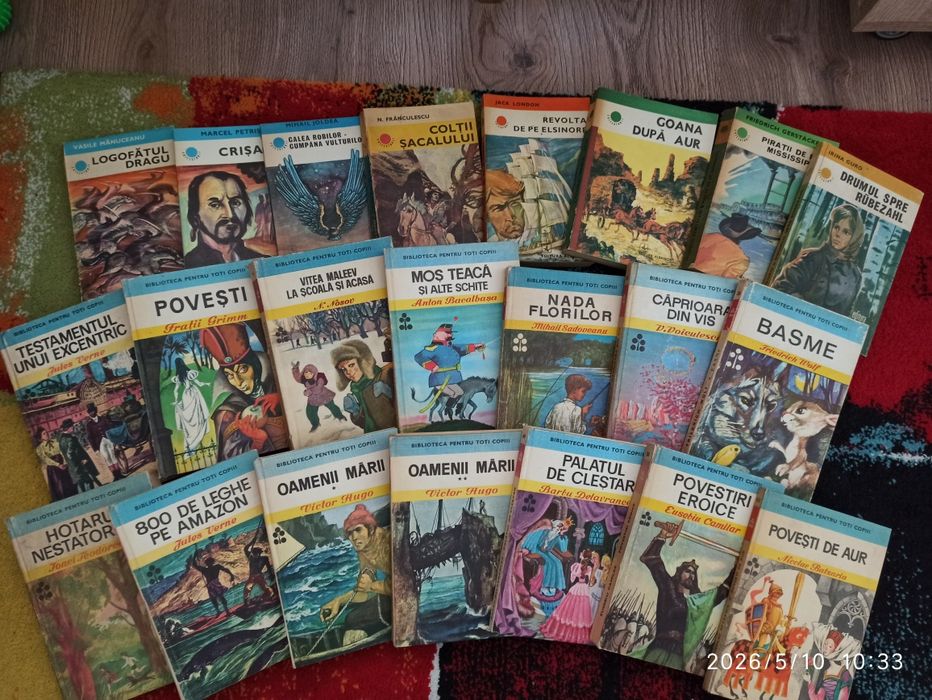 Cărți - Biblioteca pt toți copii - cultură școală elevi anii 1975