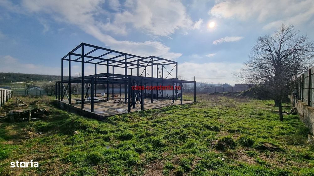 Casă P+1 pe structură metalica – teren 2.660 mp - toate utilitatile
