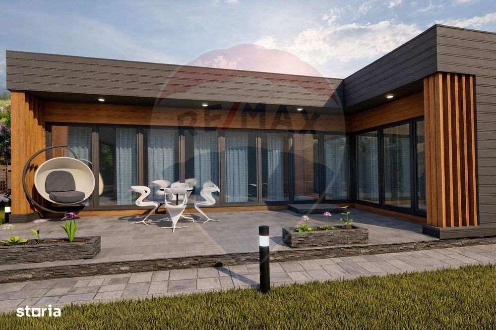 Casa de vanzare construită conform standardului nZEB
