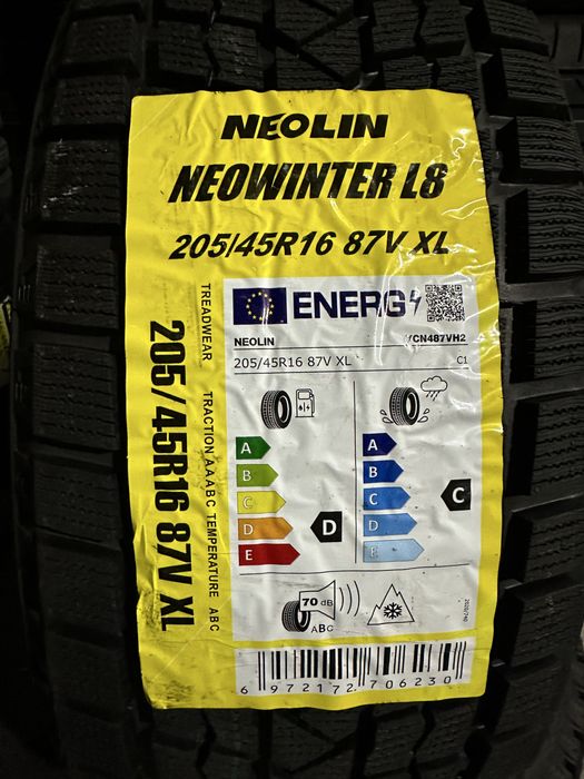 Нови зимни гуми NEOLIN L8 205/45R16 87V XL НОВ DOT БОРД 2054516