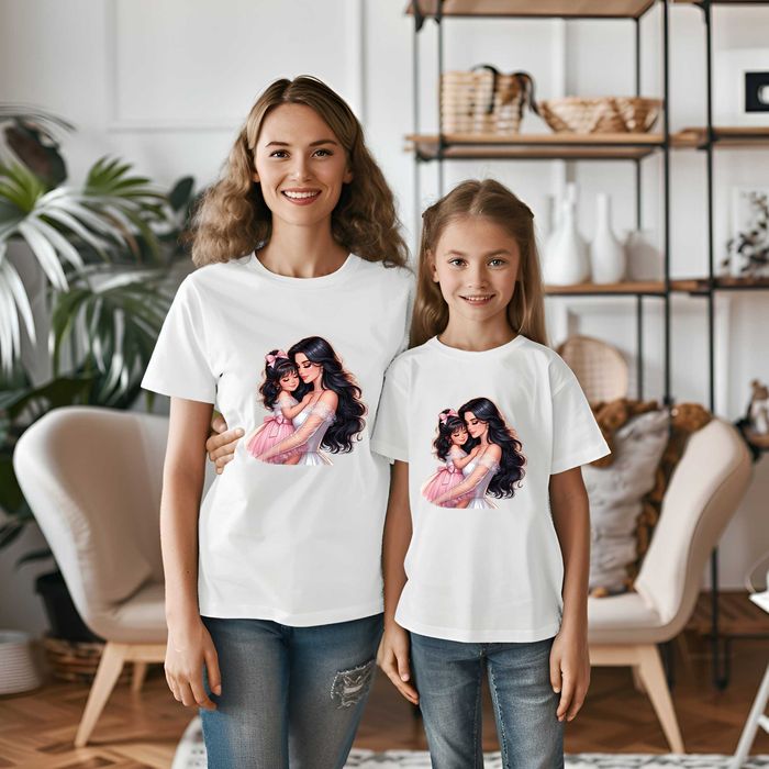 Нови тениски Мама и Аз, Еднакви тениски майка и момиче
