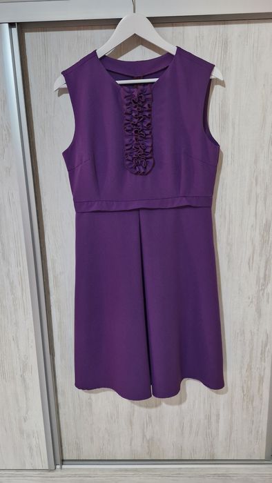 Лилава рокля ХЛ размер