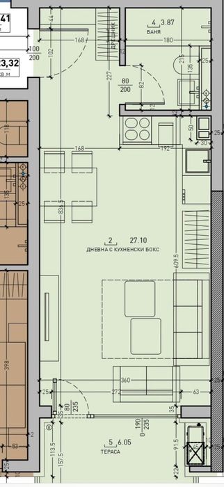 Едностаен за продажба в ж.к. Малинова долина