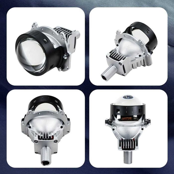 Bi-LED комплект лазерни лупи 3" за вграждане във фарове фарове - 90W, 120W или 156W