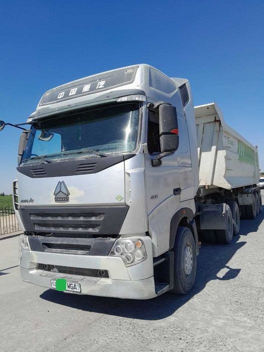 Тягач Howo A7 ва полуприцеп самосвал Sunhunk 40 куб сотилади!!!