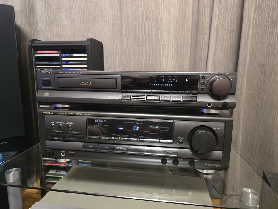 Sistem audio Technics – SA-EX310 + SL-PG540A | Amplificator + CD Player