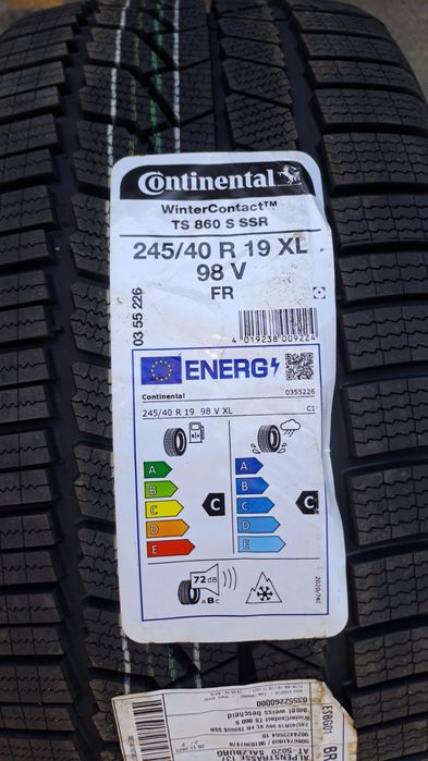 1бр. Нова 245/40/19 Continental Winter Contact TS 860
