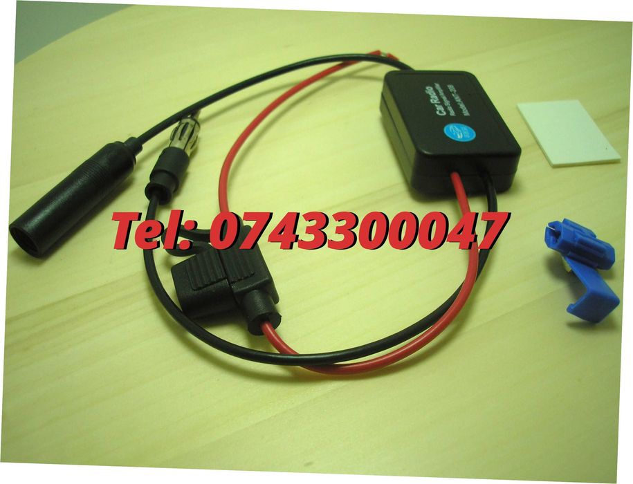 Amplificator Semnal Antena Radio Auto Camioane Etc Fm 12v